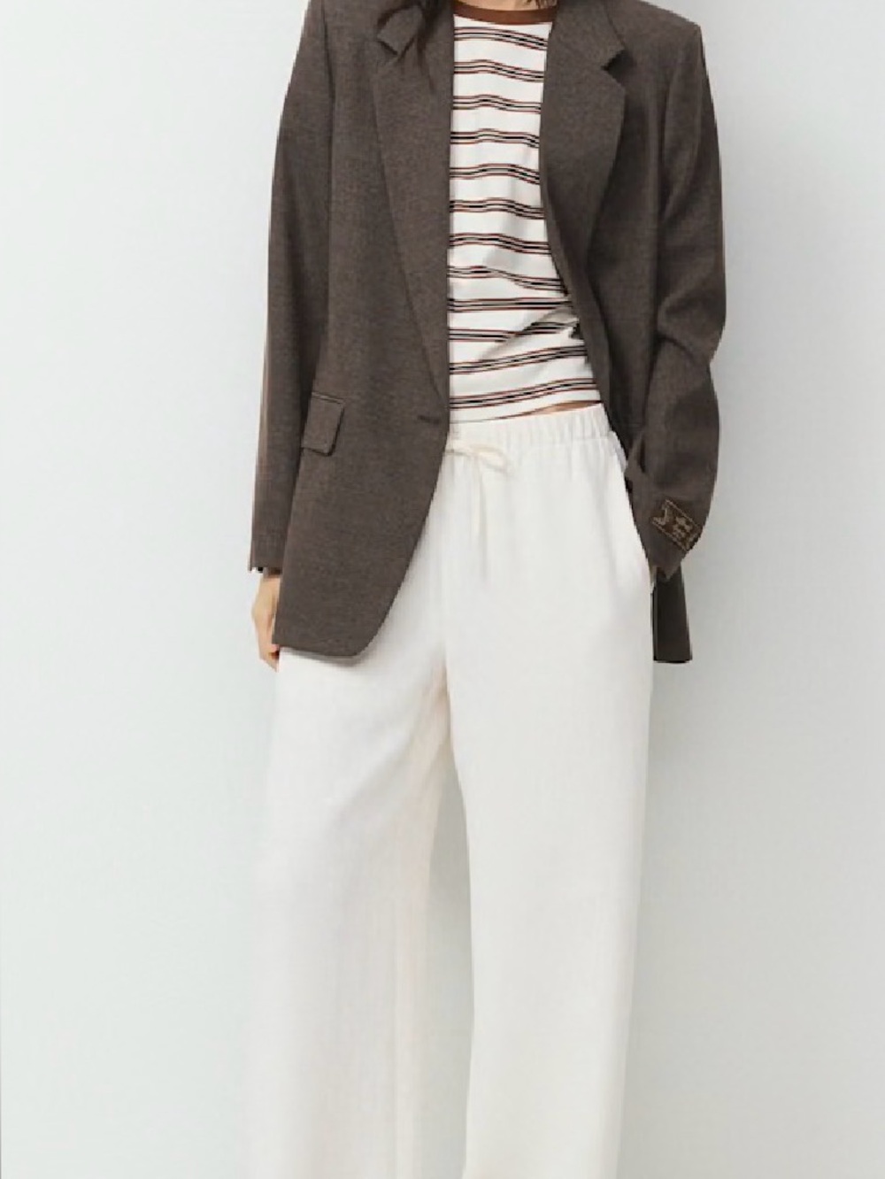 Aritzia Lodge Pants – White Crêpe – XS